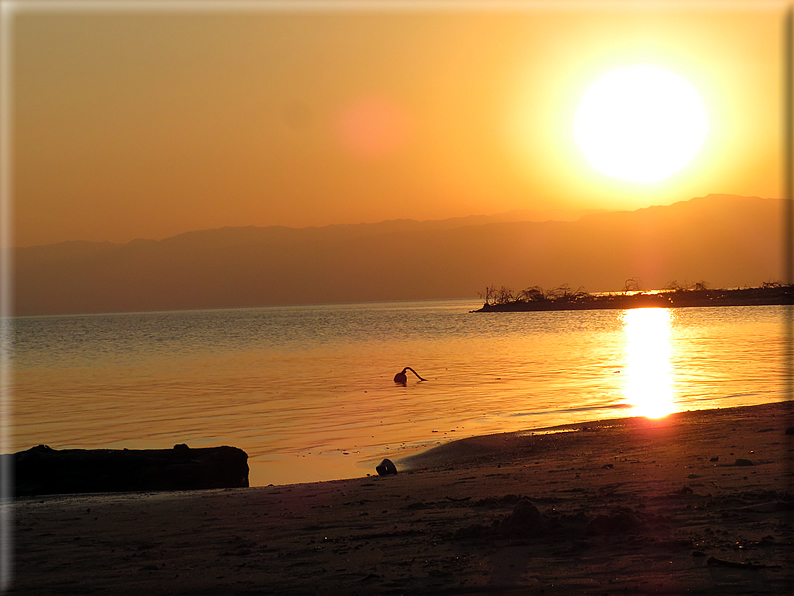 foto Tramonto sul Mar Morto